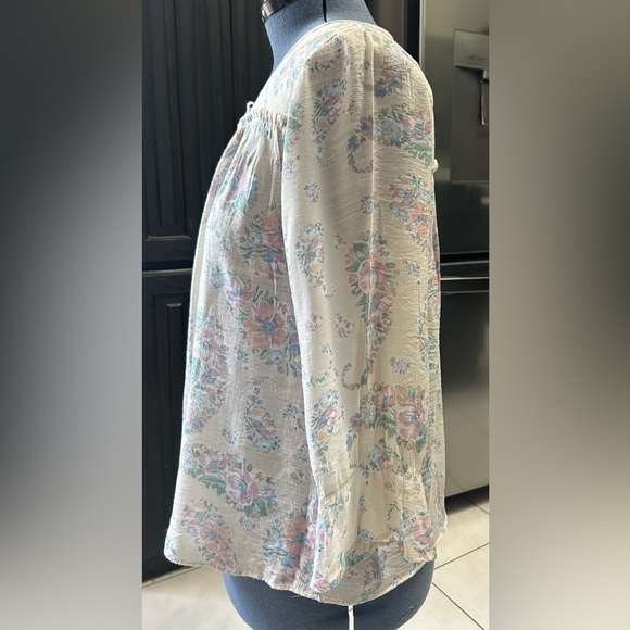 Zac & Rachel top/ blouse Floral print Size L - Picture 2 of 10